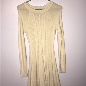 American Eagle, cream dress, medium